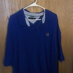 Vintage 90s Tommy Hillfiger Blue Polo, 2X
